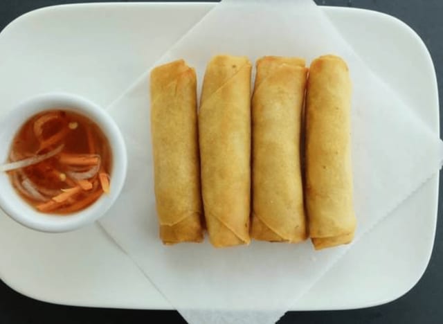 Crispy Vegetarian Roll.