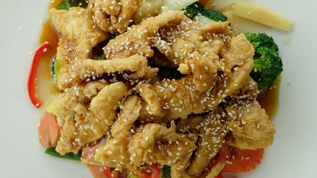 Sesame Chicken.