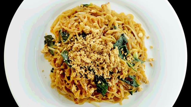 Spicy Basil Pad Thai.