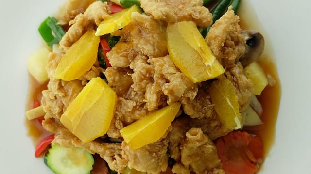 Orange Chicken.