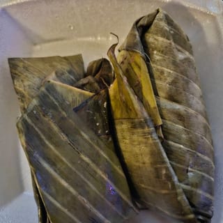 Banana Sticky Rice & Black Bean