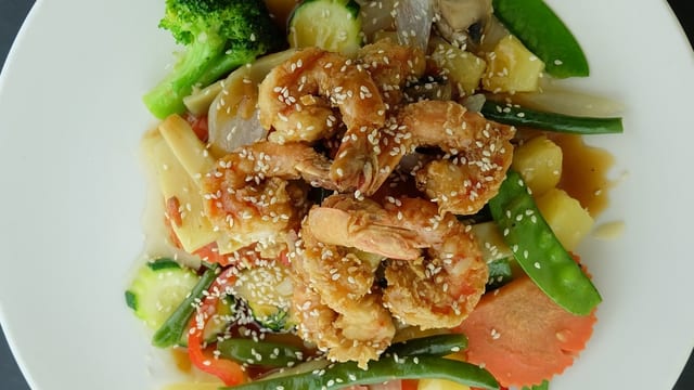 Sesame Shrimp.