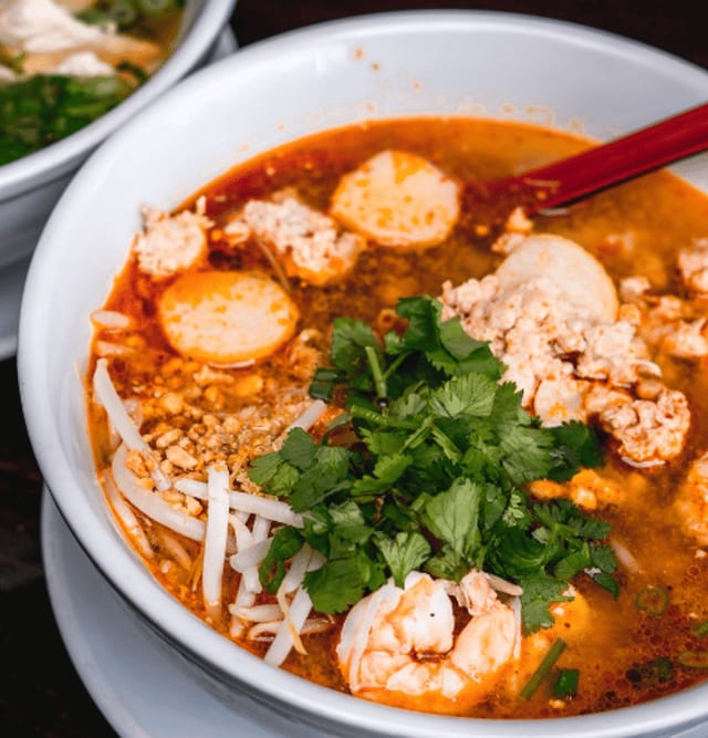 Tom Yum Noodle Soup.